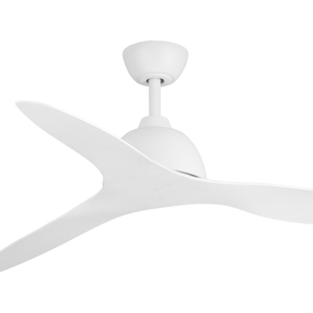 White Claro Whisper AC 48" (1210mm) Ceiling Fan