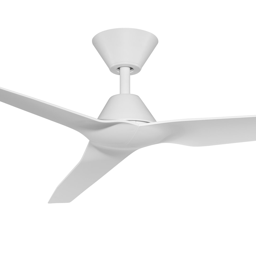 White Fanco Infinity-iD 54" (1370mm) DC Ceiling Fan With Wall Control