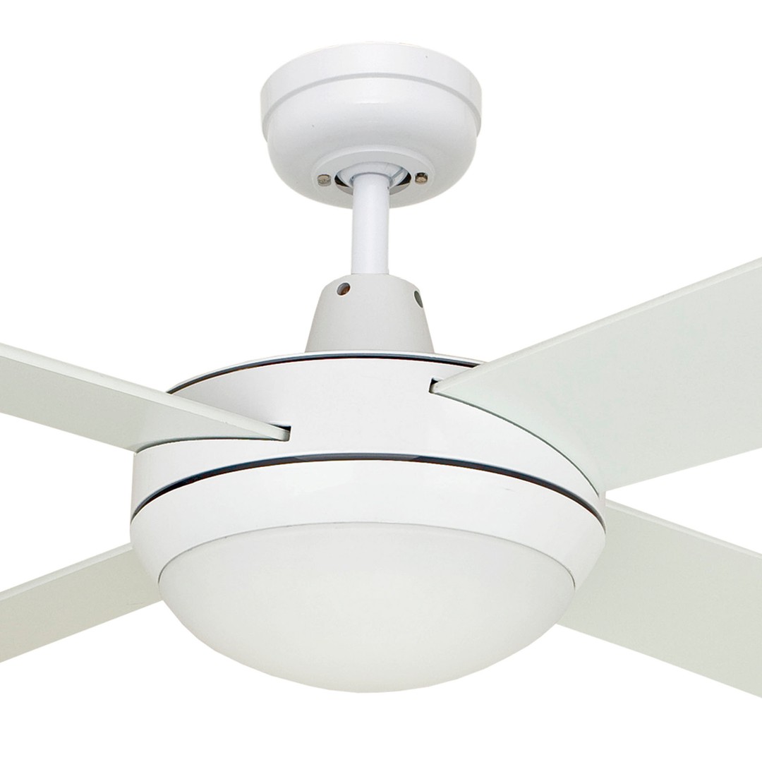 White Martec Lifestyle 52" Ceiling Fan With 2 x E27 Light